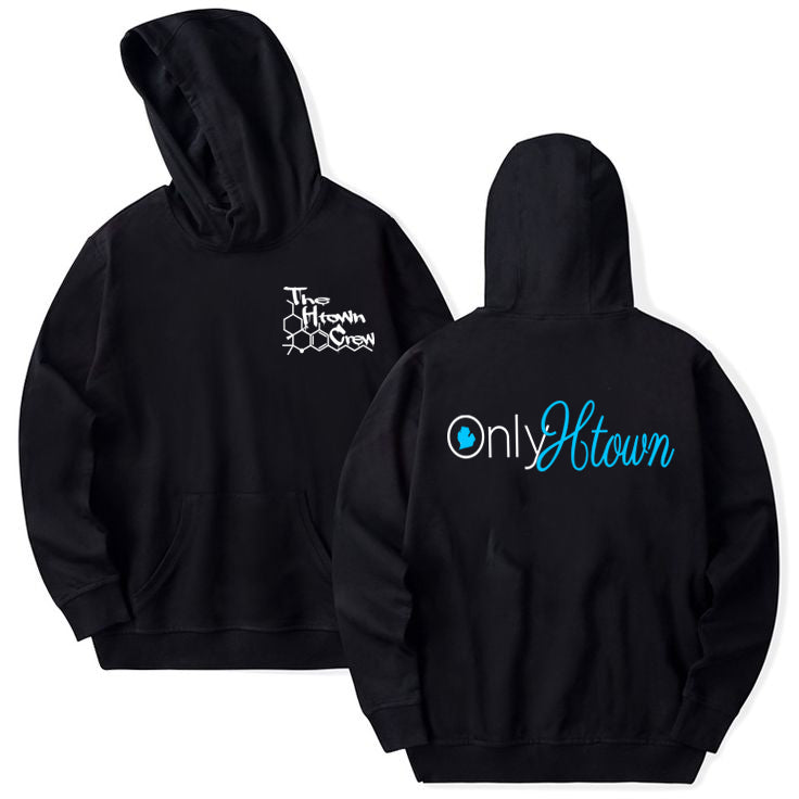 The Htown Crew - Only Htown Hoodie - Black